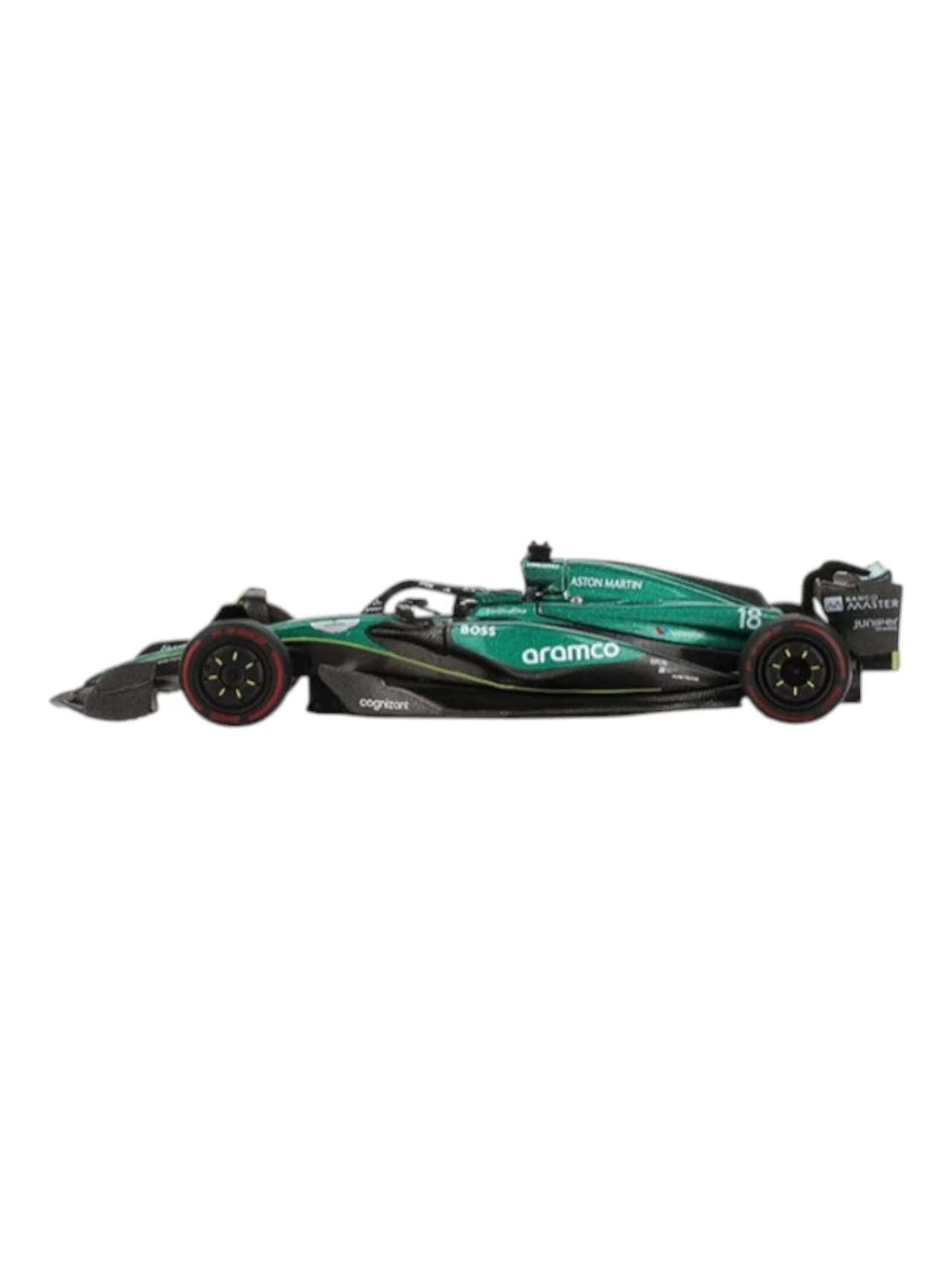 Mini GT Aston Martin amr24#18 2024 bahrain gp lance stroll code-1001 1:64 Scale - Image 4