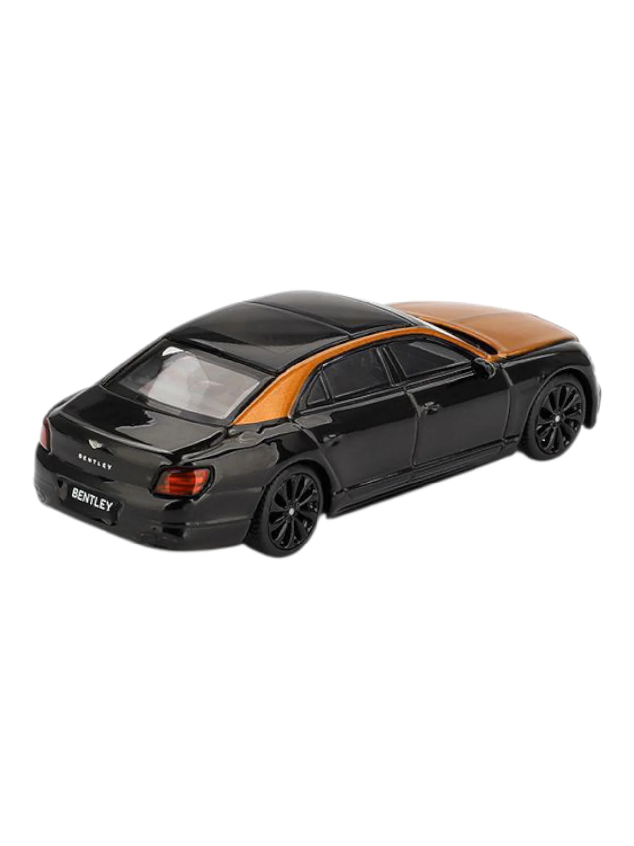 Mini GT Bentley Flying Spur (Orange Flame/Onyx) Code-991 1:64 Scale - Image 4