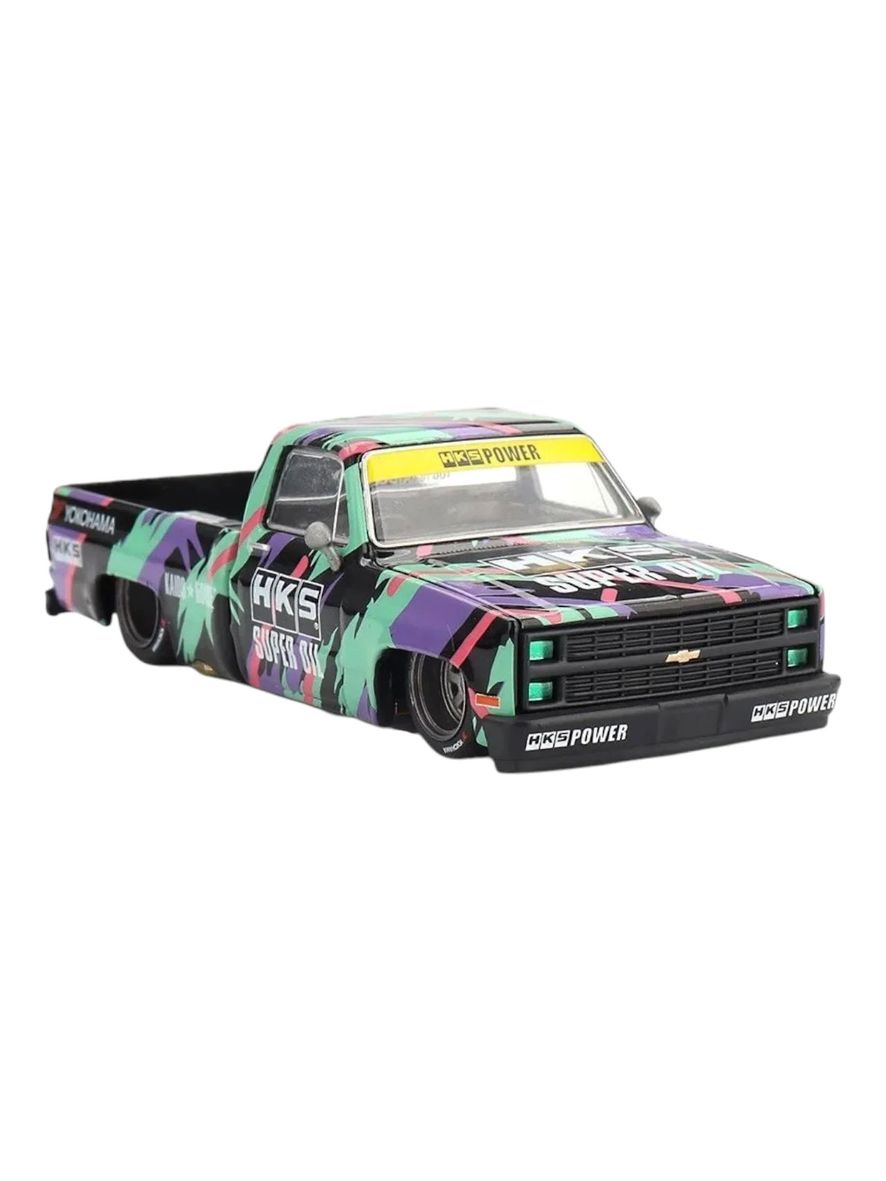 Mini GT Kaido House Chevrolet Silverado Kaido HKS V1 Code-174 1:64 Scale - Image 2