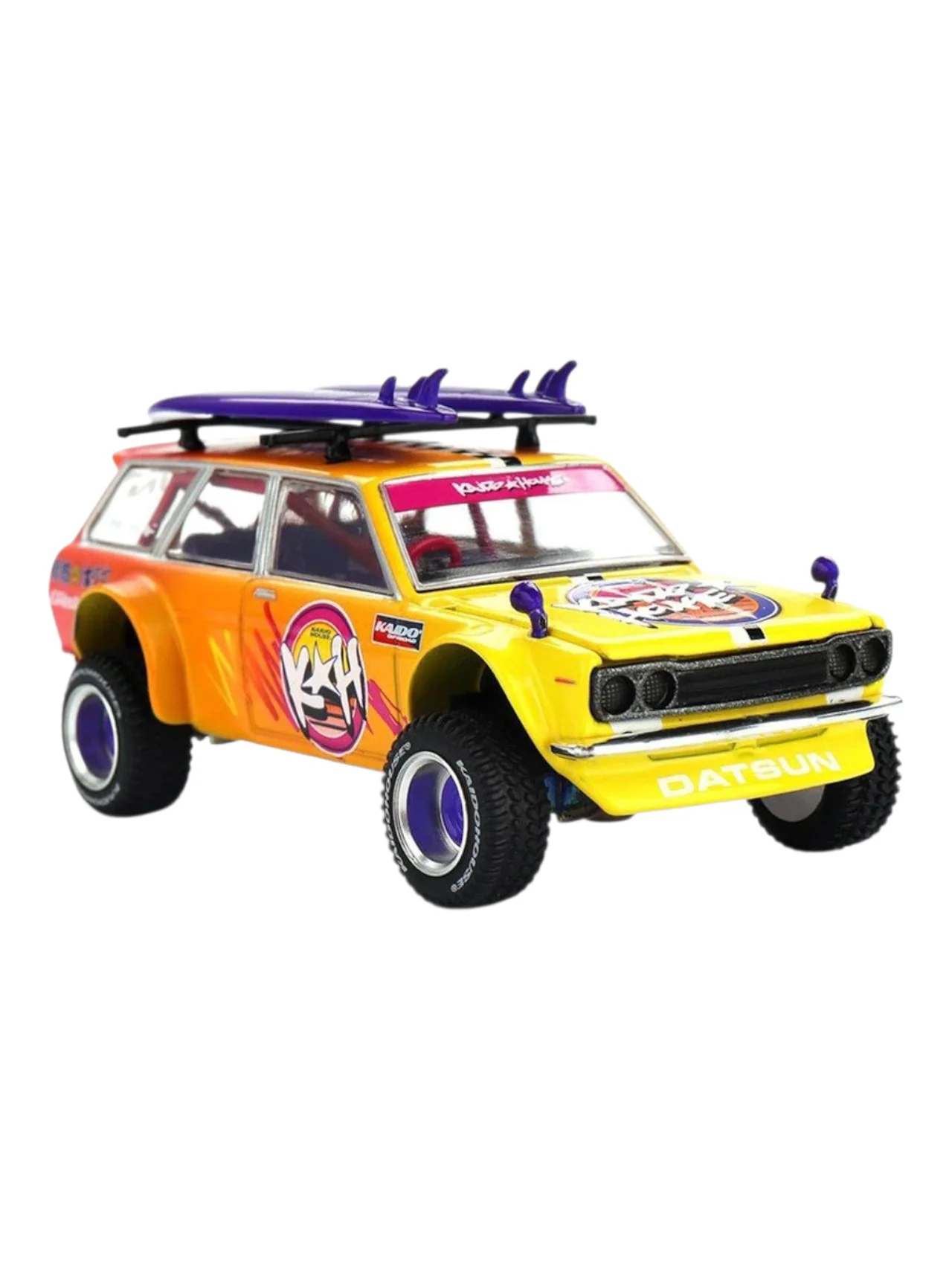Mini GT Kaido House Datsun 510 Wagon 4x4 Kaido Islands V1 Code-210 1:64 Scale - Image 2