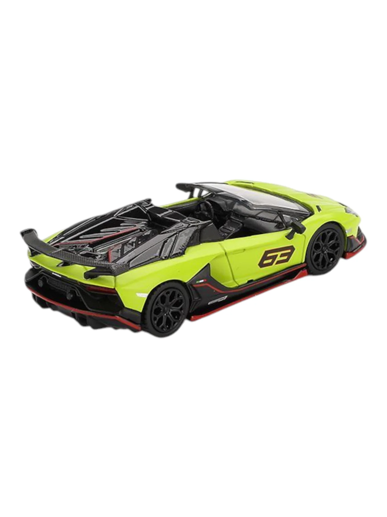 Mini GT Lamborghini Aventador SVJ 63 Roadster 1:64 Scale - Image 4
