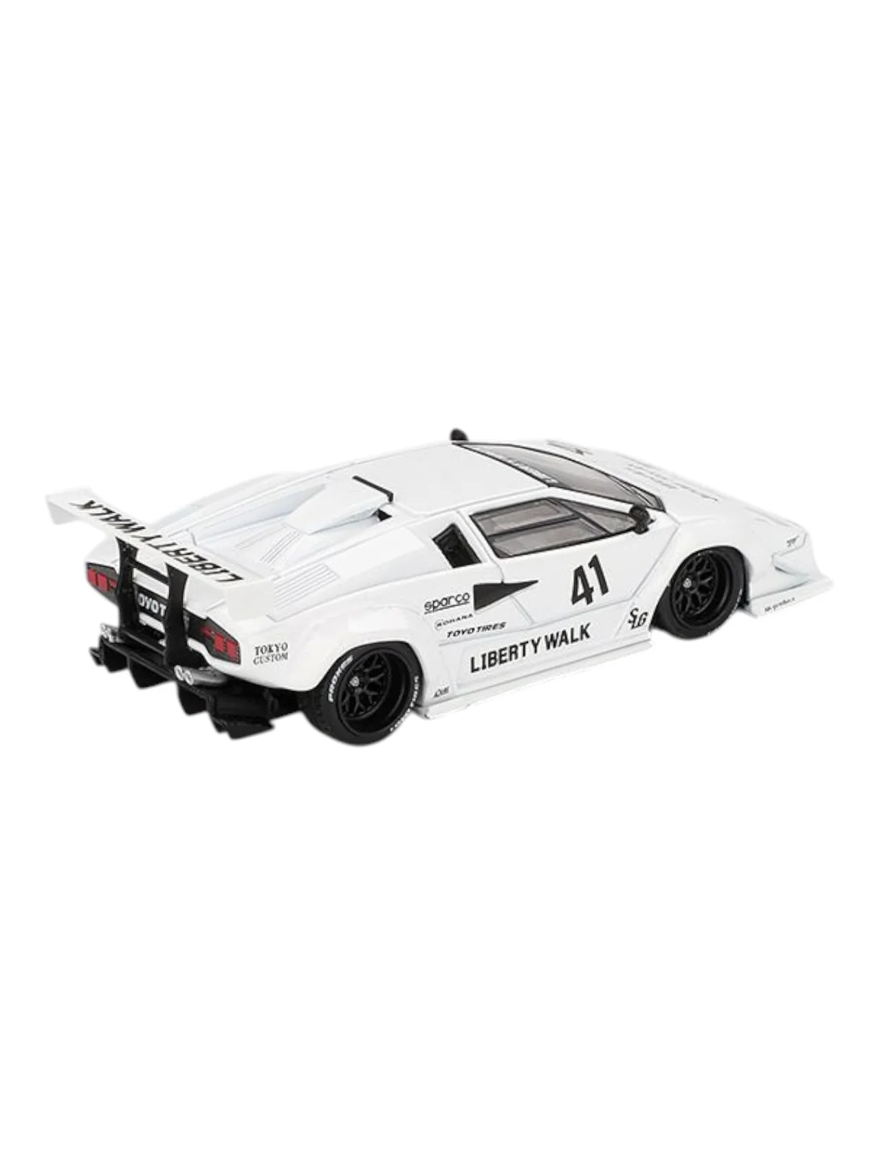 Mini GT Lamborghini Countach LB-Works (2024 Tokyo Auto Salon) 1:64 Scale - Image 4