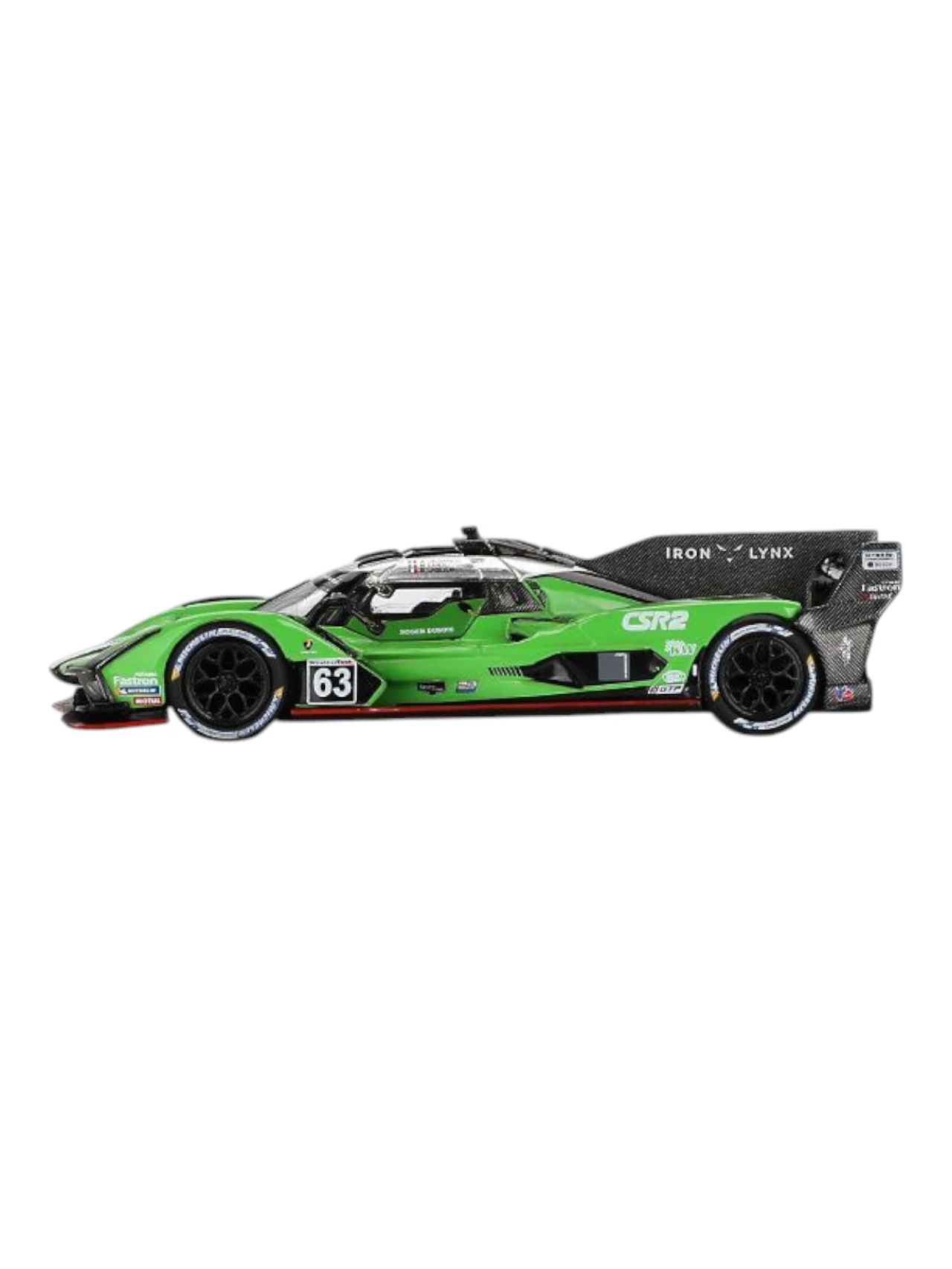 Mini GT Lamborghini SC63 #63 2024 IMSA Sebring 12 Hrs Iron Lynx 1:64 Scale - Image 3