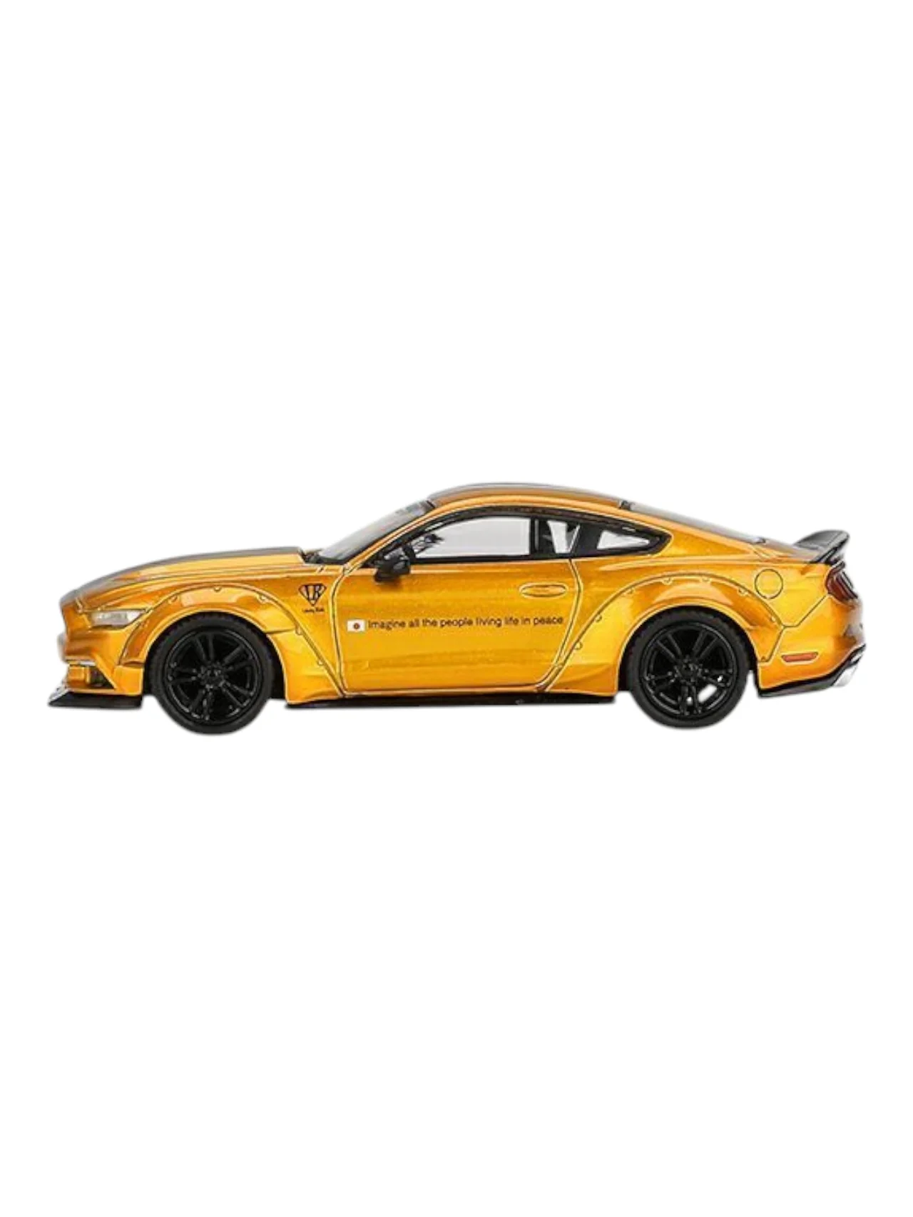 Mini GT LB-Works Ford Mustang LB Gold 1:64 Scale - Image 2