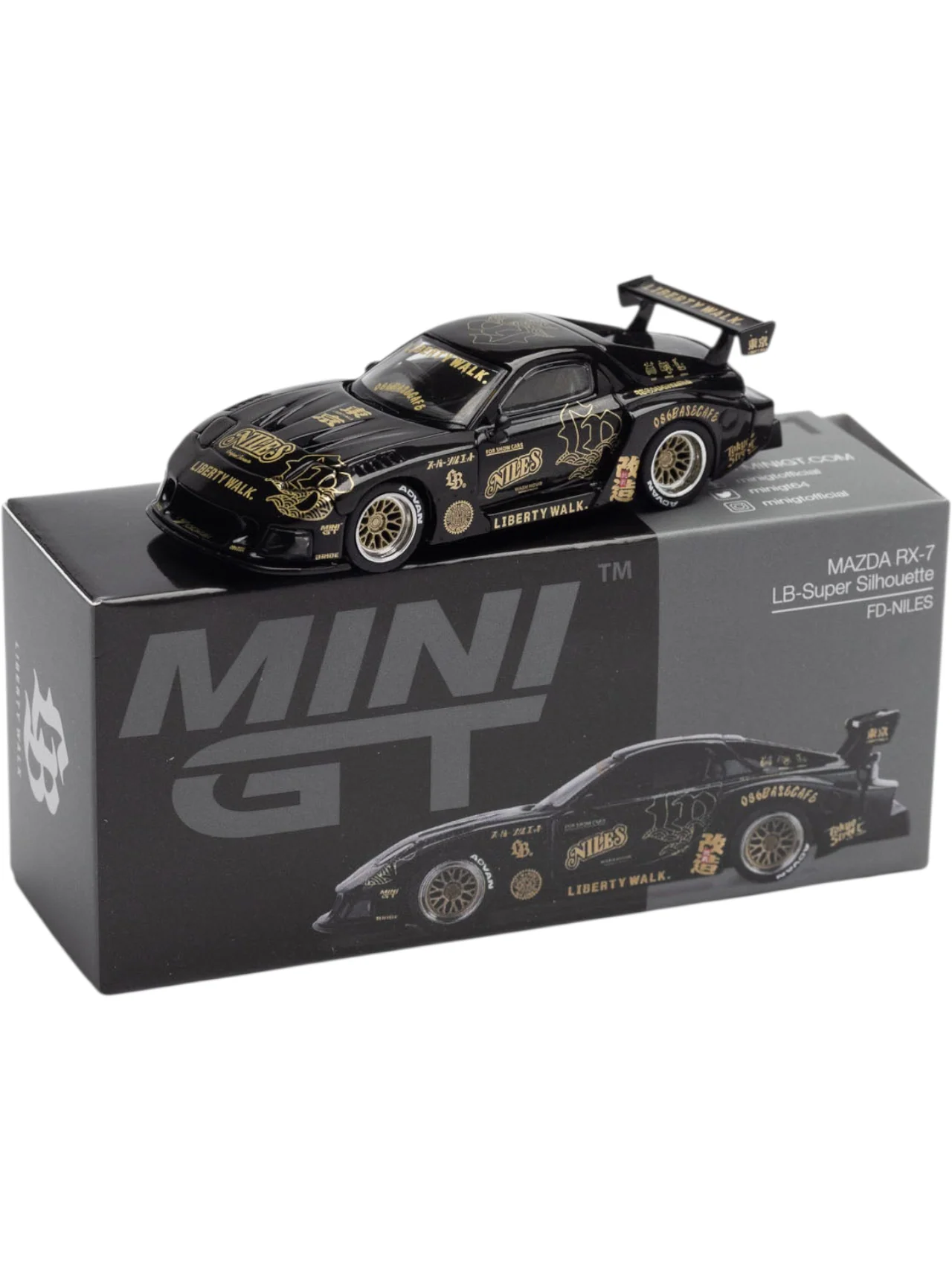 Mini GT Mazda RX-7 LB-Super Silhouette FD-NILES MGT01101 1/64 Diecast