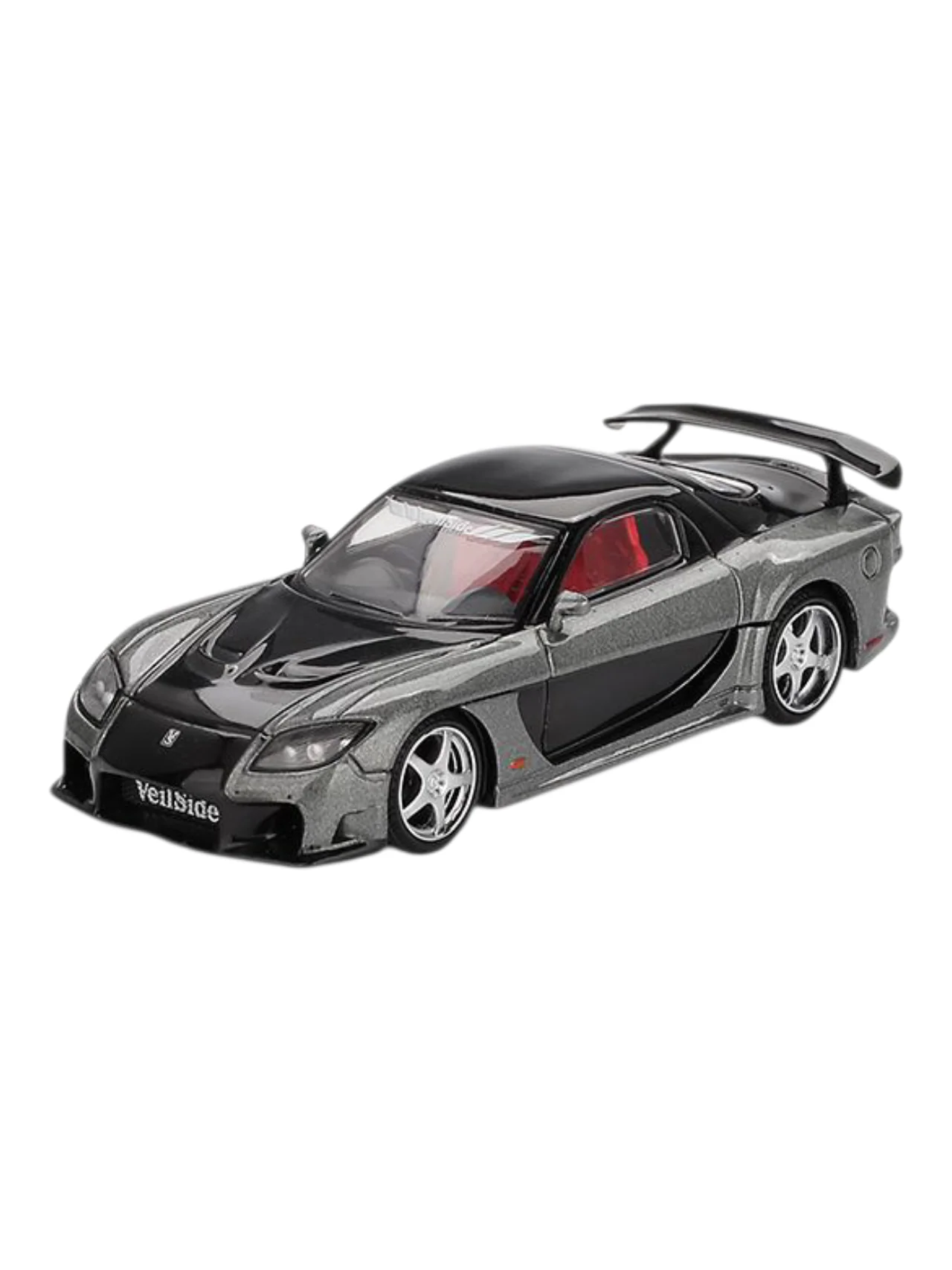 Mini GT Mazda RX-7 Veilside Fortune7 (Grey) Code-1057 1:65 Scale - Image 2
