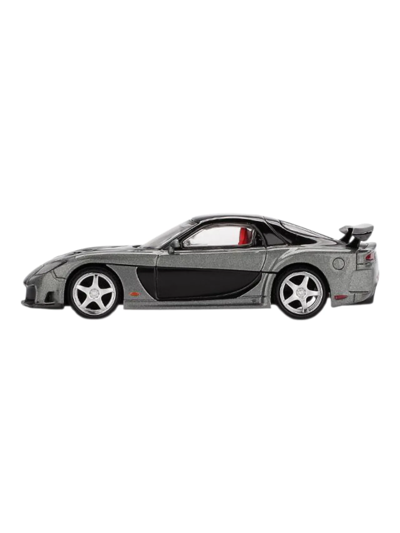 Mini GT Mazda RX-7 Veilside Fortune7 (Grey) Code-1057 1:65 Scale - Image 3