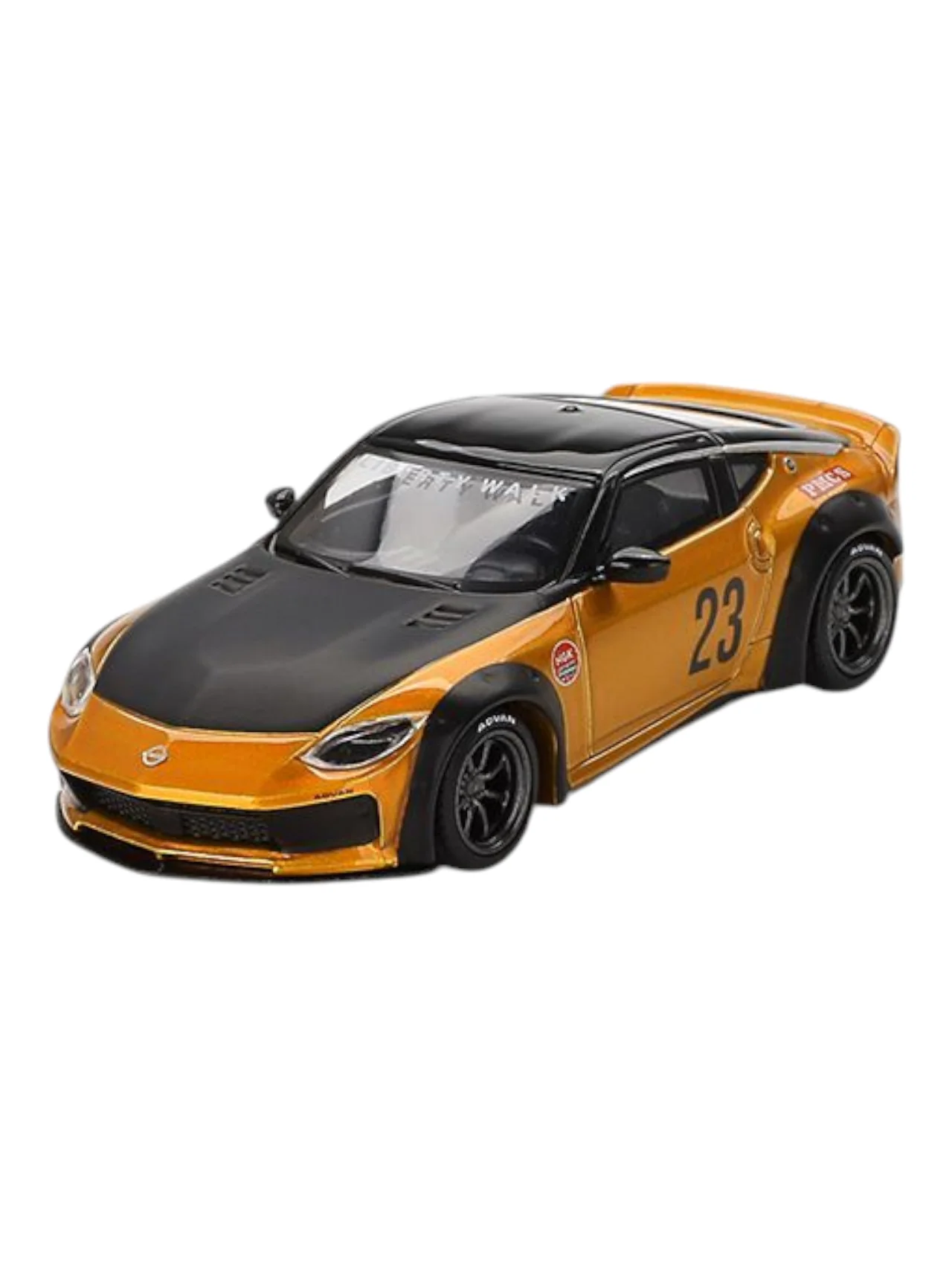 Mini GT Nissan Fairlady Z LB Nation Works (LB Gold) 1:64 Scale - Image 2