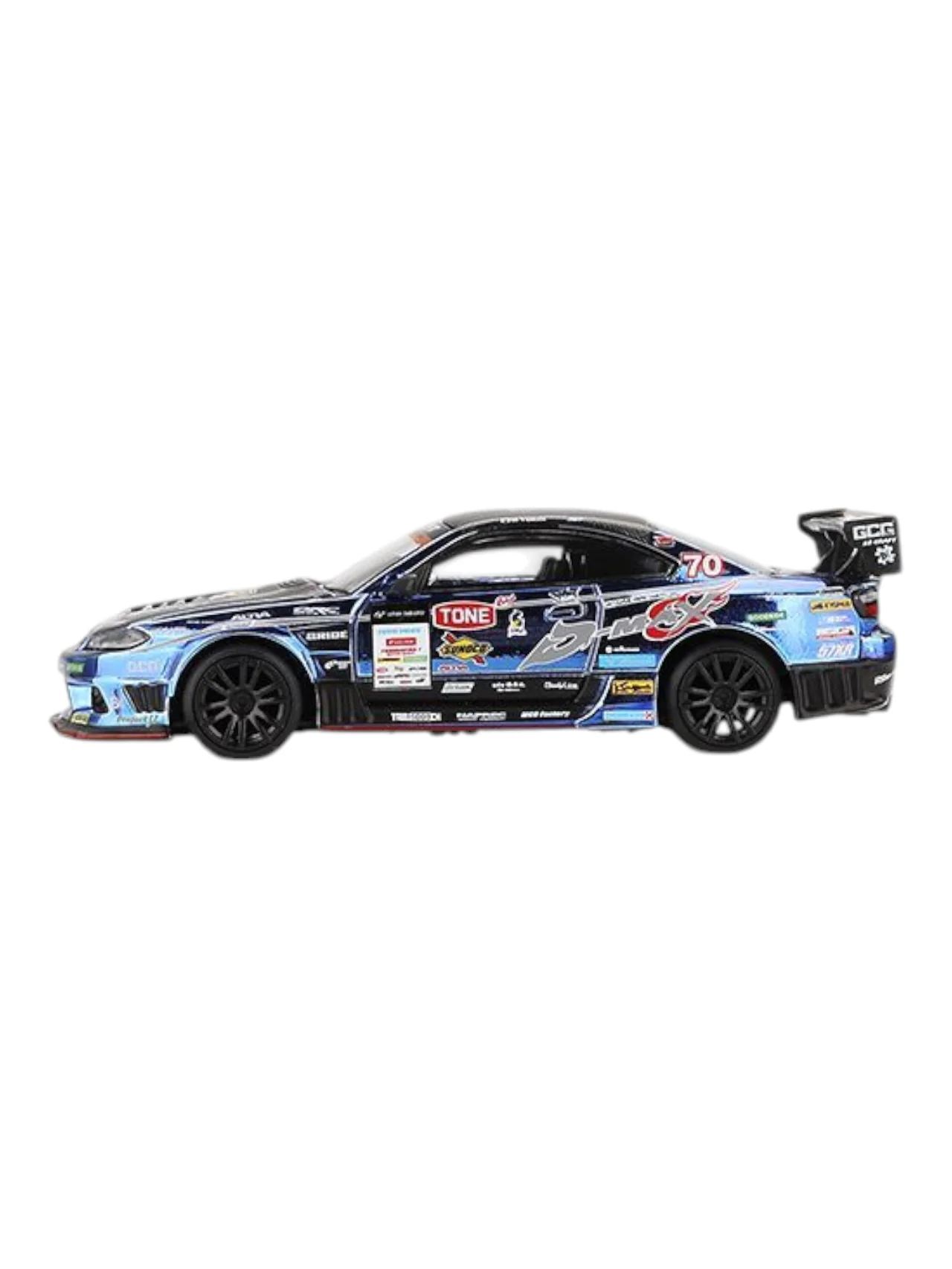 Mini GT Nissan Silvia (S15) D-Max #70 (D-Max Racing 2023 D1 Grand Prix Code-855 1:64 Scale - Image 3