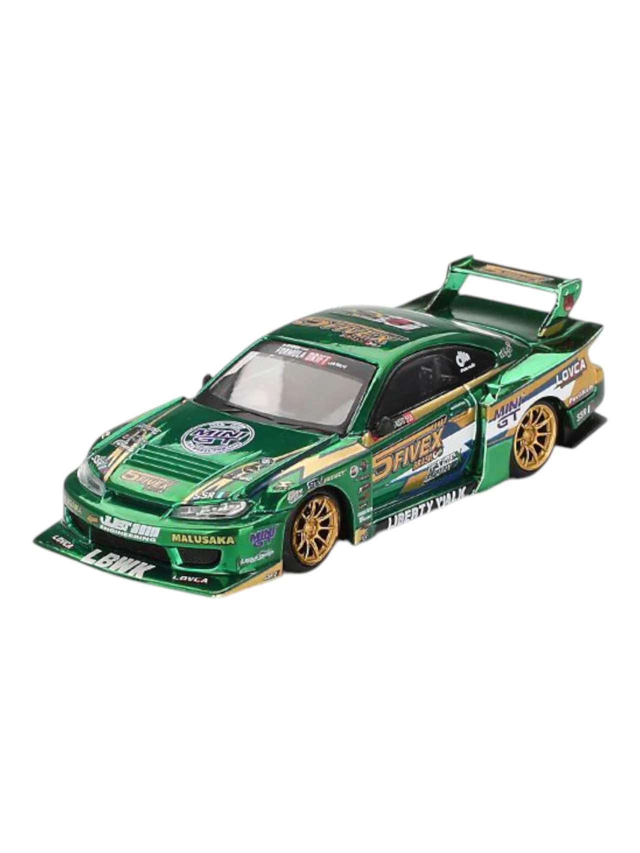 Mini GT Nissan Silvia (S15) LB-Super Silhouette (LBWK 2024 Fausto Racing) 1:64 Scale - Image 2