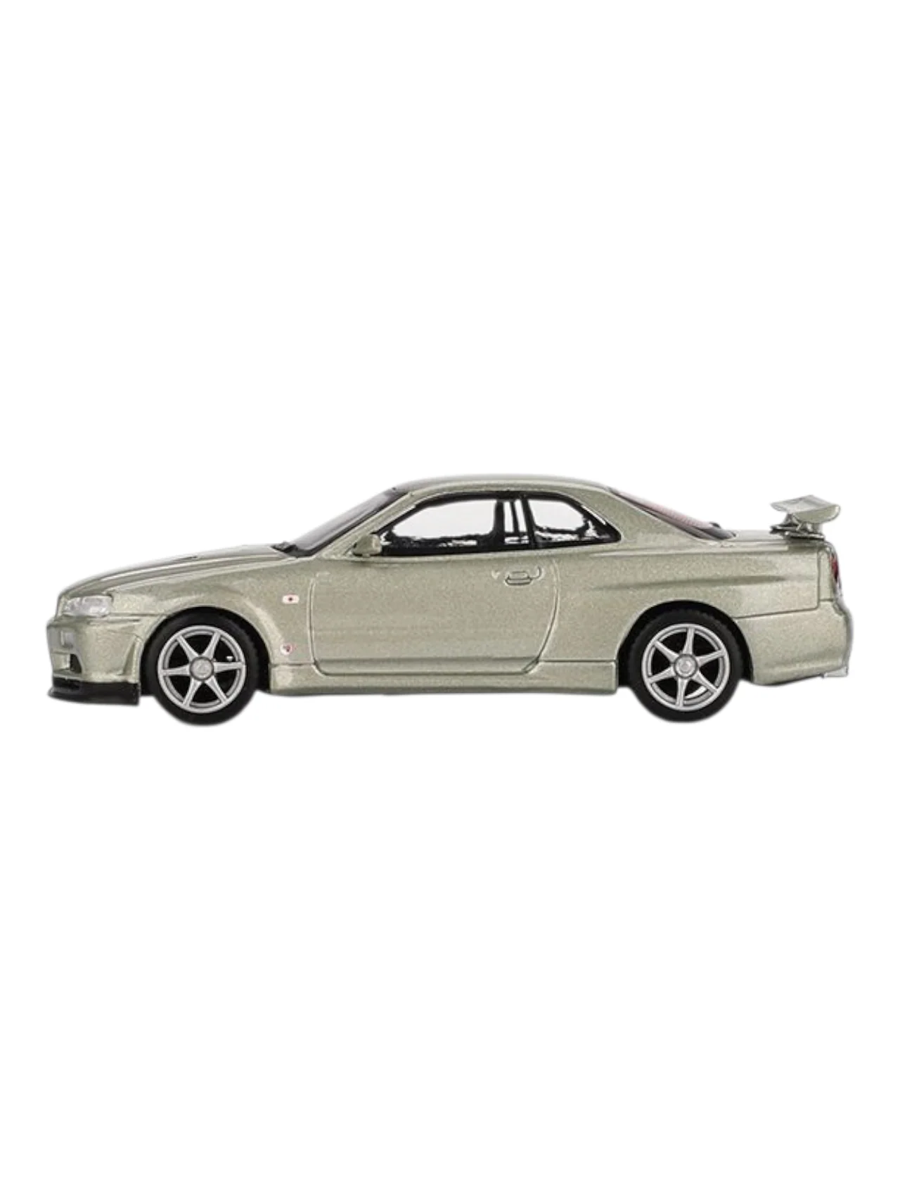 Mini GT Nissan Skyline GT-R R34 V-Spec II Nür (Millenium Jade) Code-1003 1:64 Scale - Image 3