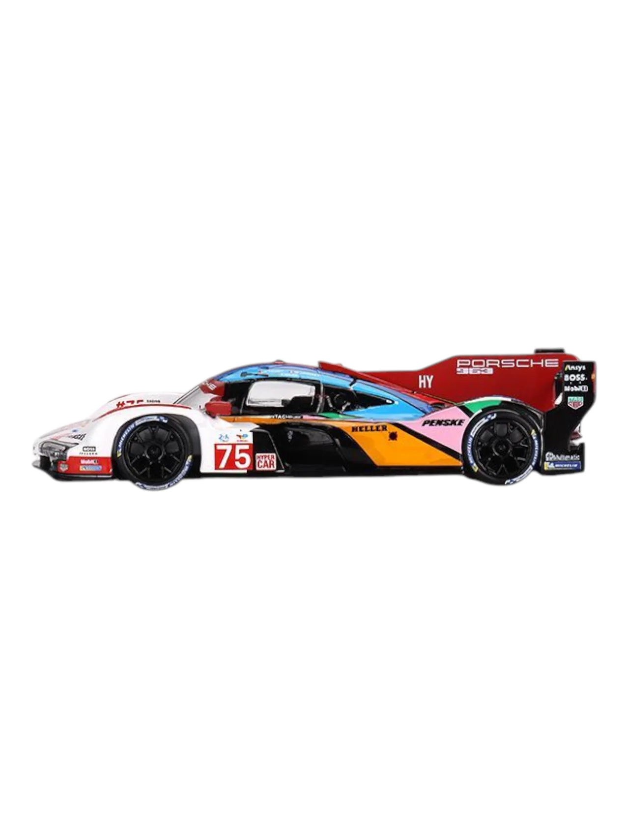 Mini GT Porsche 963 #75 (2023 24 Hrs of Le Mans Porsche Penske Motorsport) Code-740 1:64 Scale - Image 3