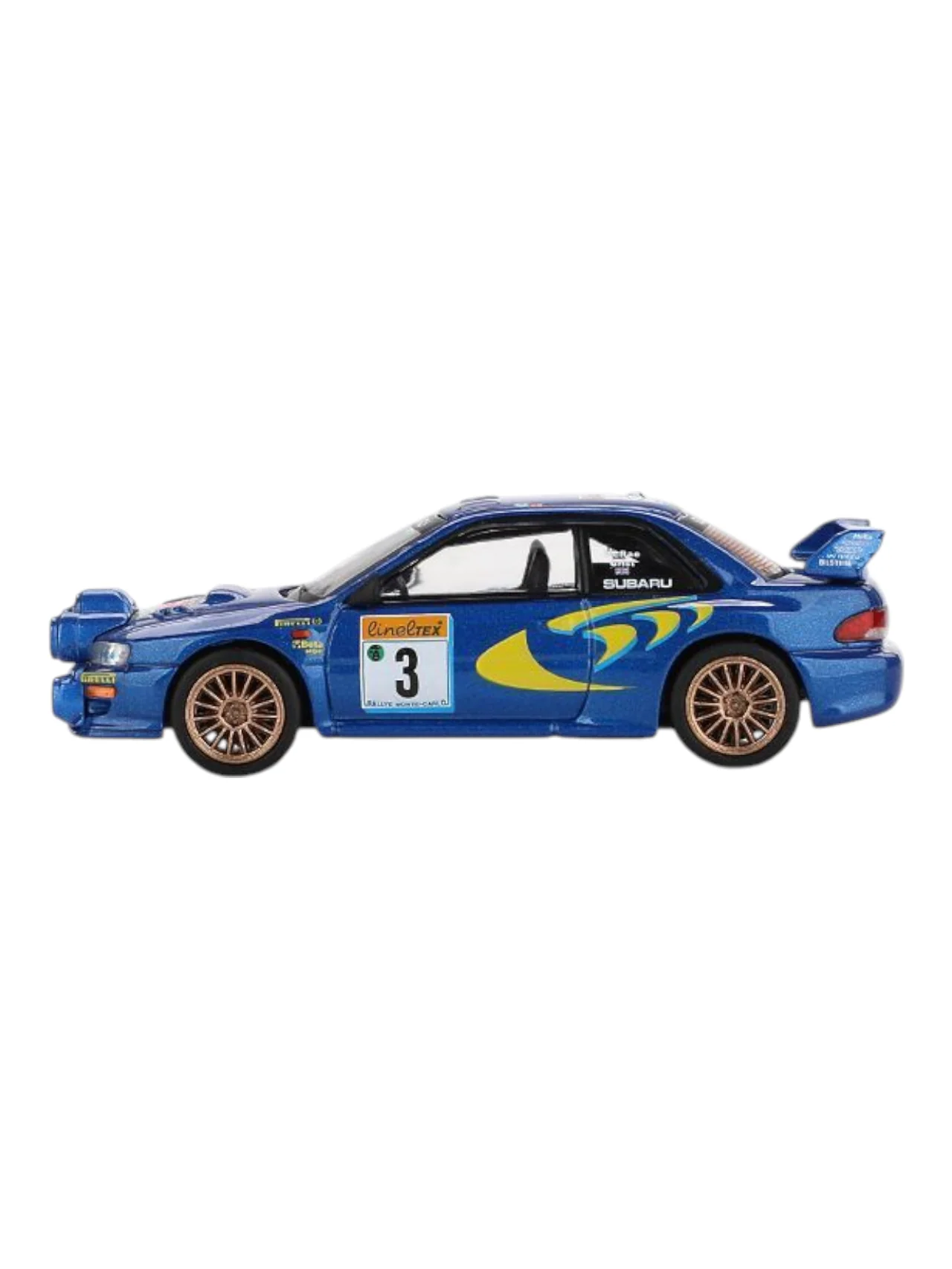 Mini GT Subaru Impreza WRC98 #3 (1998 Rally Monte-Carlo 3rd Place) Code-975 1:64 Scale - Image 2