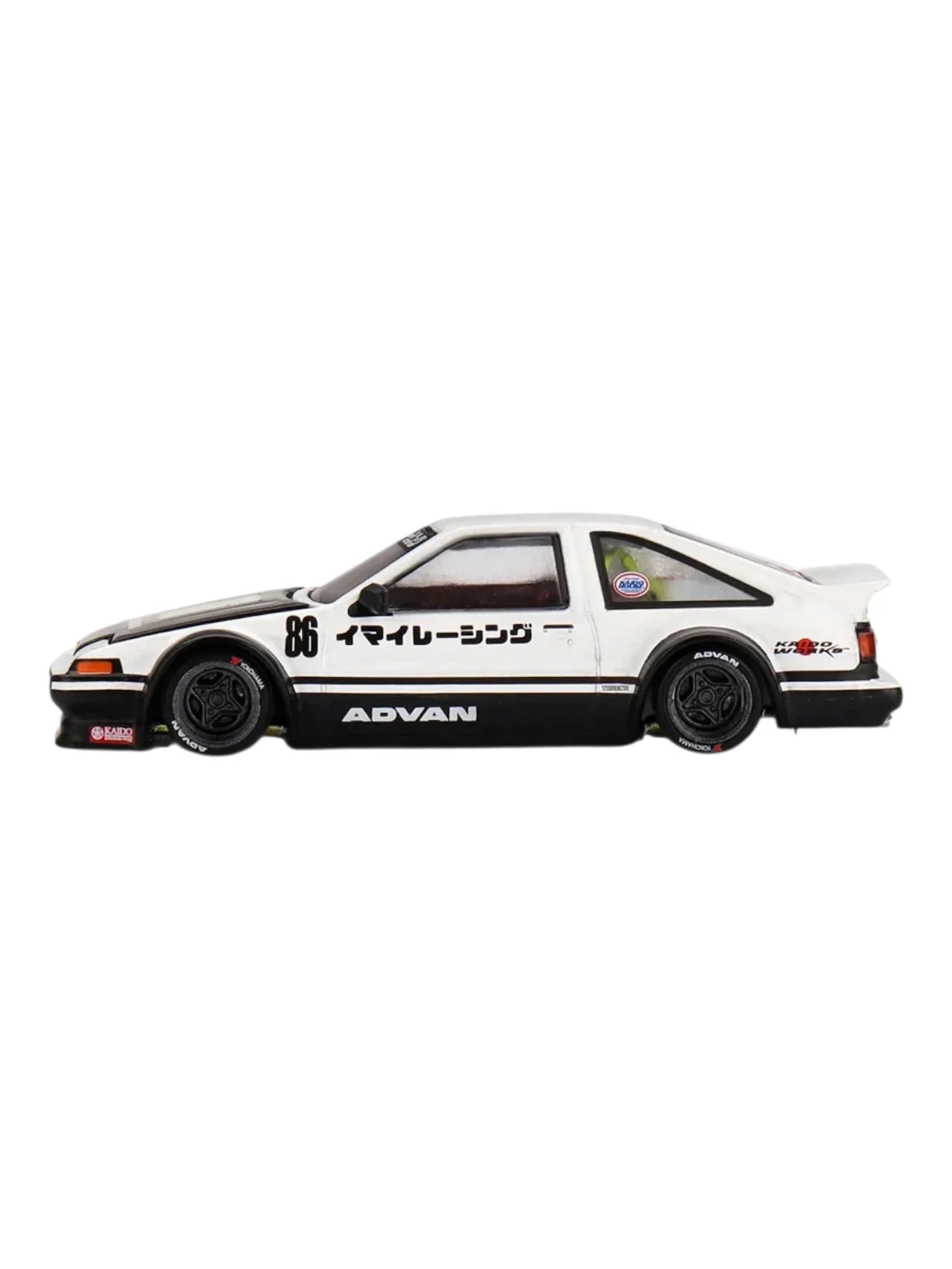 Mini GT x Kaido House 1:64 Toyota AE86 Sprinter Trueno Kaido Street White #180 - Image 6