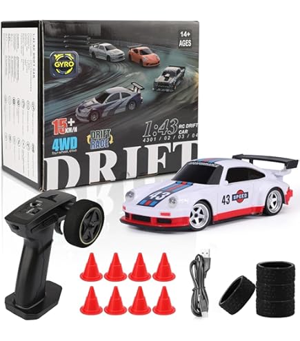 Mini Remote Control (RC) Drift Car 1:43 Scale - Image 10