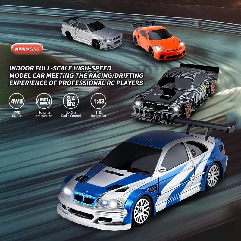 Mini Remote Control (RC) Drift Car 1:43 Scale - Image 3