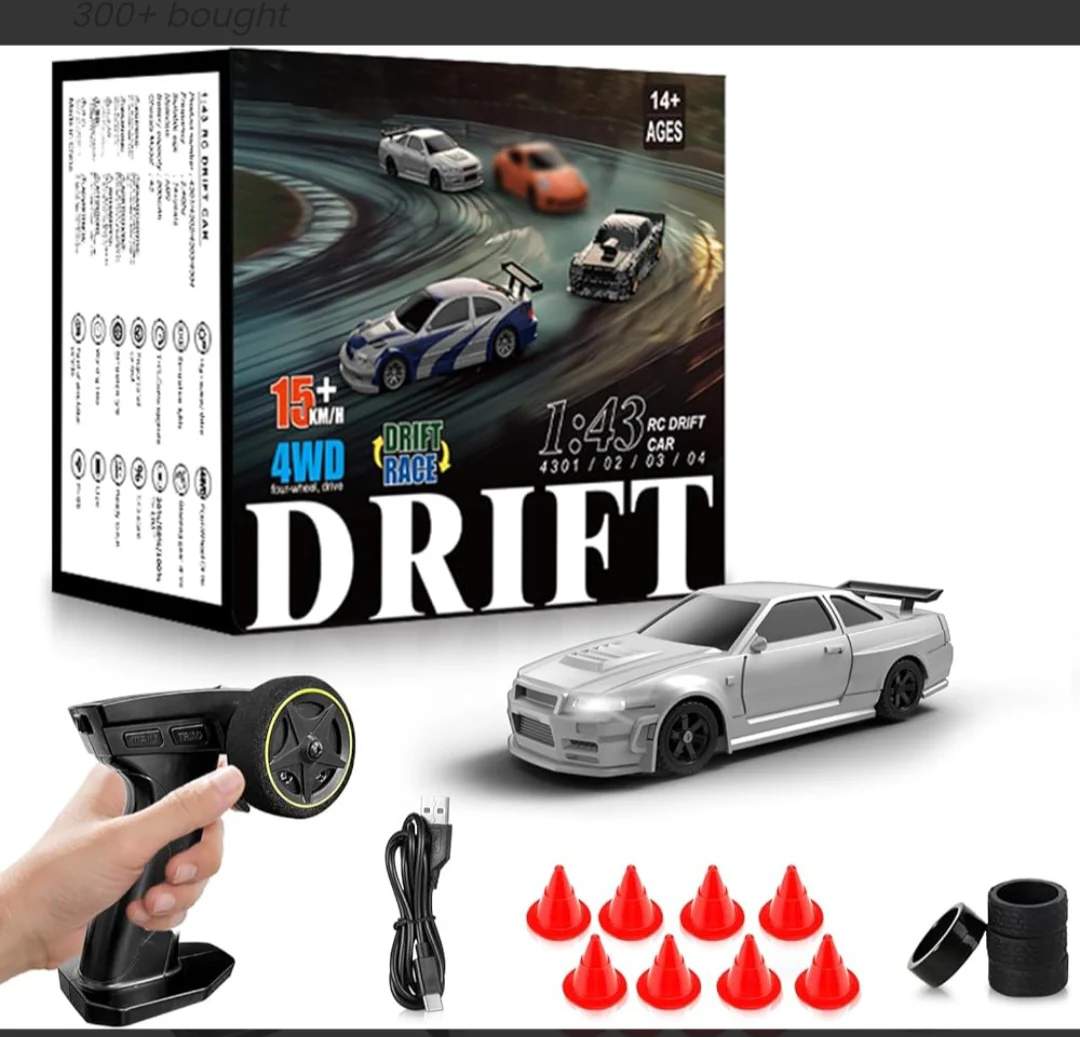 Mini Remote Control (RC) Drift Car 1:43 Scale - Image 8