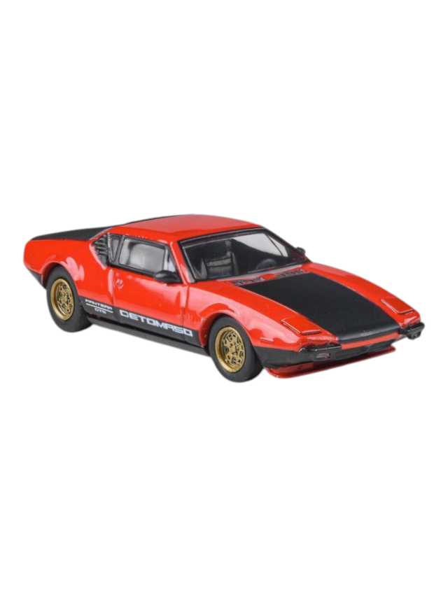 Para64 1972 DeTomaso Pantera Red/Black - Lights Down 1:64 Scale Diecast - Image 4