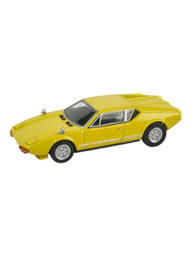 Para64 1972 DeTomaso Pantera Yellow 1:64 Scale Diecast - Image 3