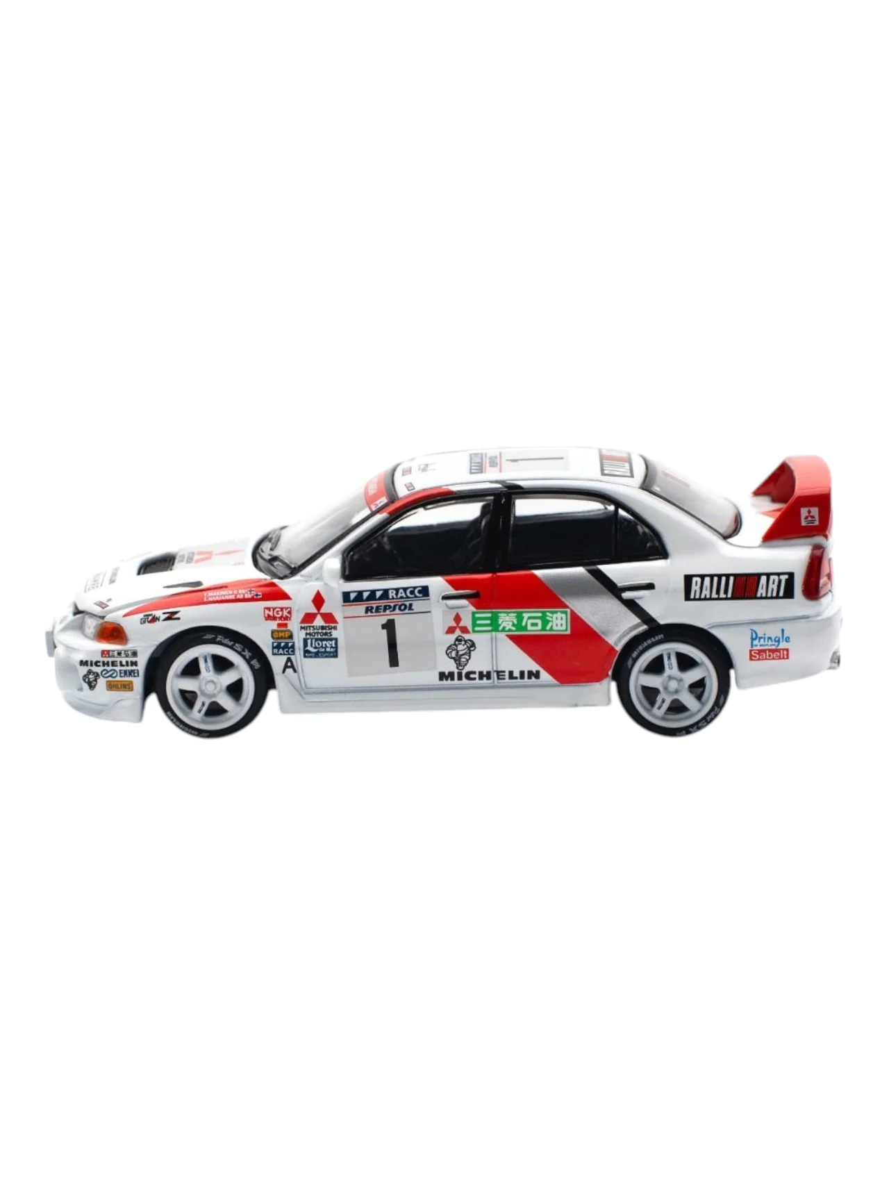 Pop Race Mitsubishi Lancer Evolution IV 1977 Catalunya Rally Winner PR640165 1:64 Scale - Image 4