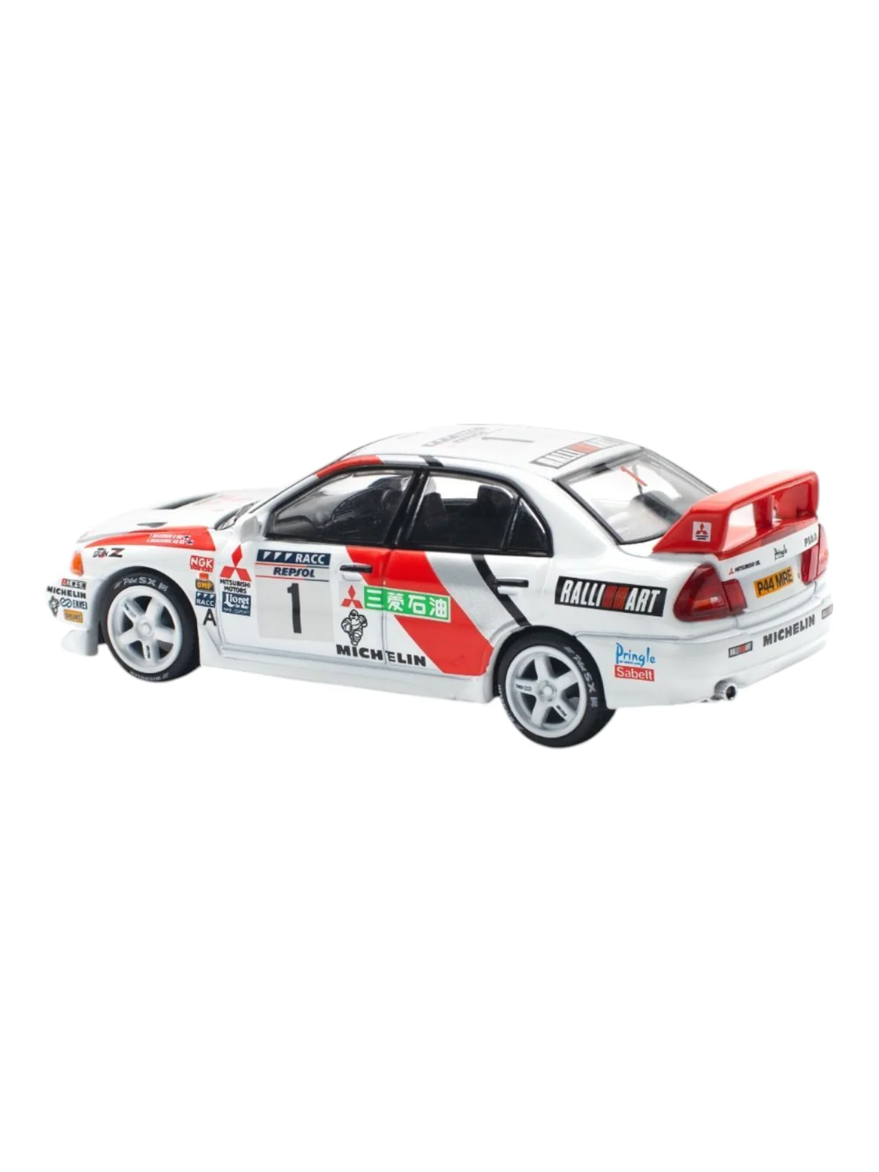Pop Race Mitsubishi Lancer Evolution IV 1977 Catalunya Rally Winner PR640165 1:64 Scale - Image 5