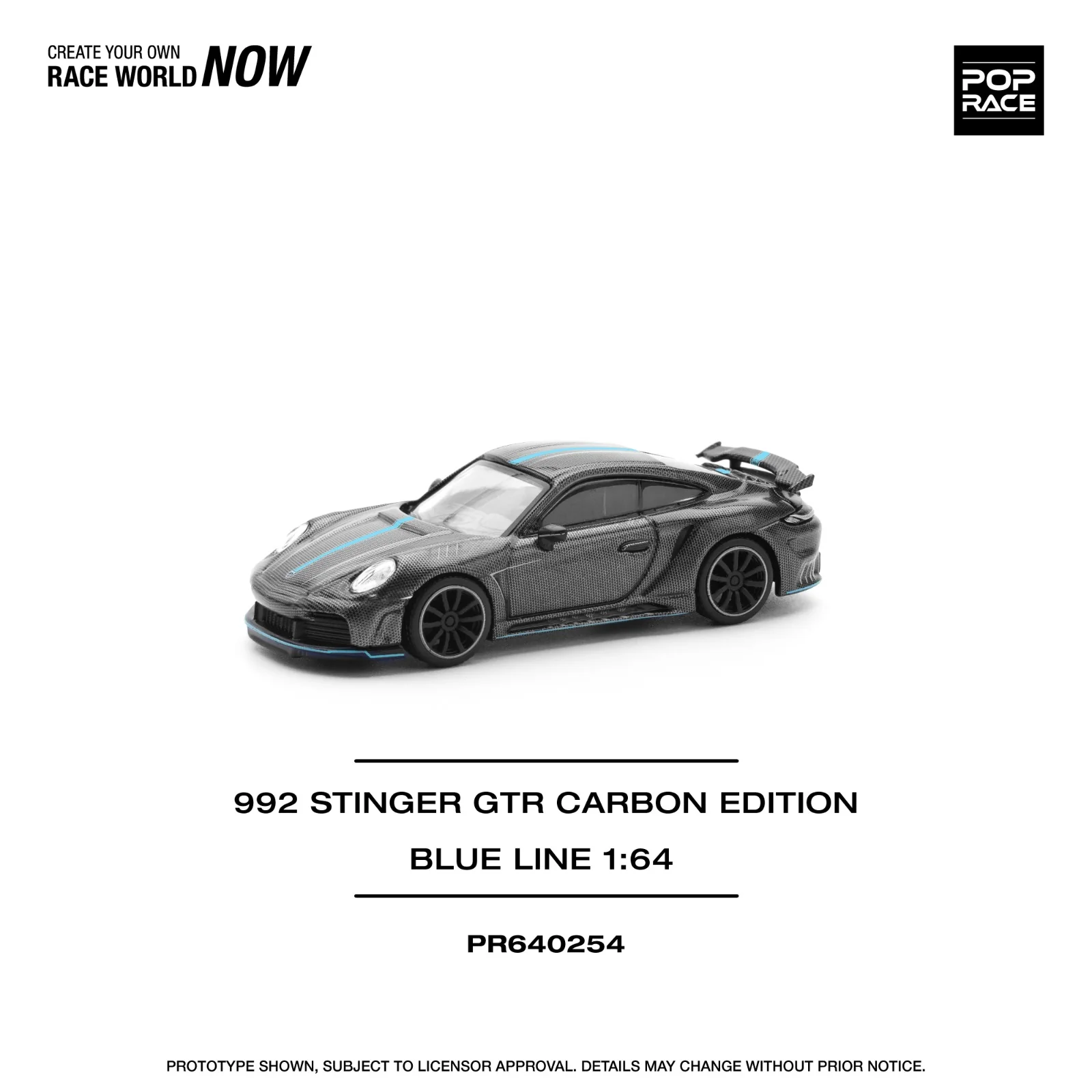Pop race pr64-254 992 stinger GTR 1:64 Scale - Image 2