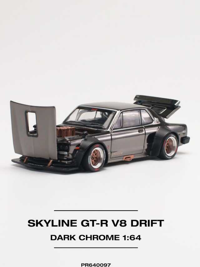 Pop race pr64-97 skyline GT-R v8 drift (hakosuka) 1:64 scale - Image 4
