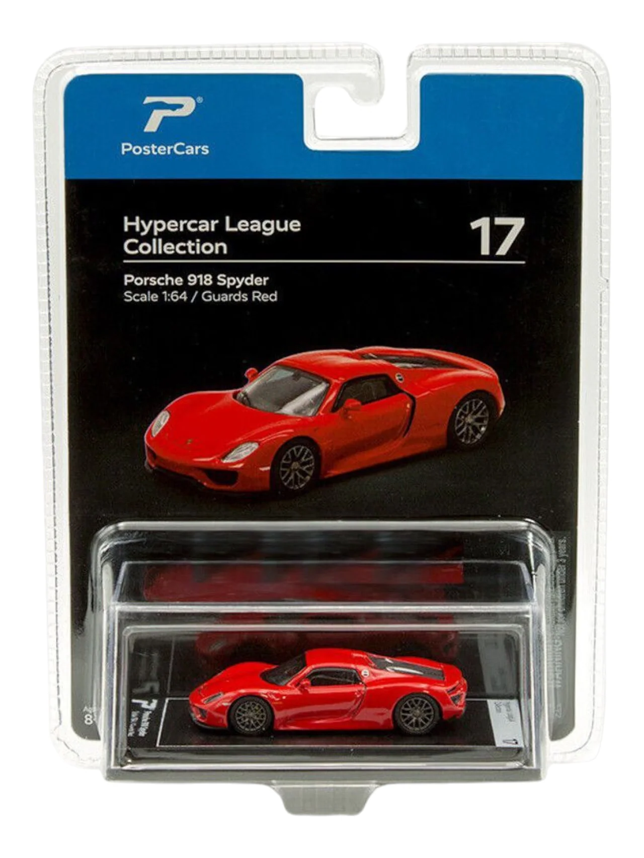 PosterCars Hypercar League Collection Porsche 918 Spyder 1:64 Scale - Image 6