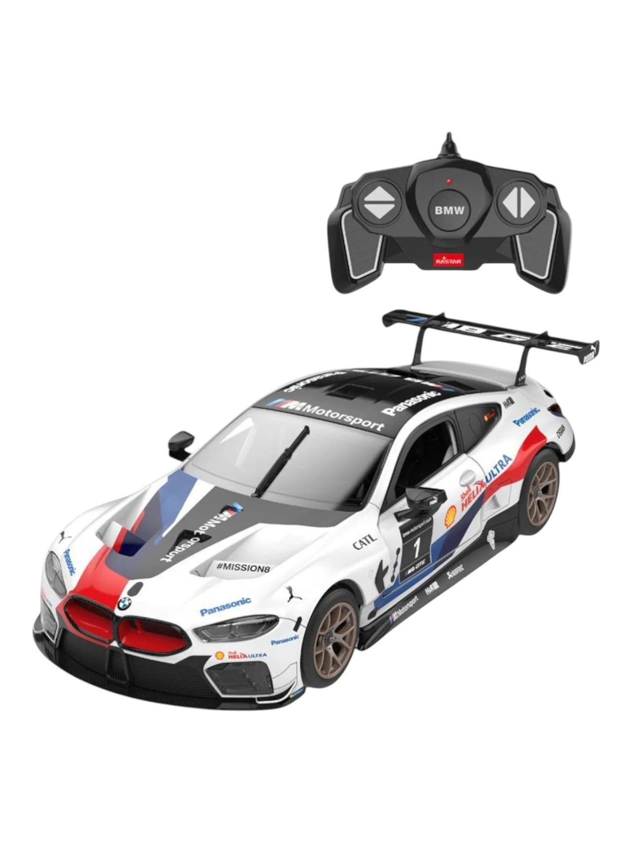 Rastar BMW M8 GTE remote control Assembly Model Kit 1:18 Scale (66 pcs and 8 pts) - Image 3