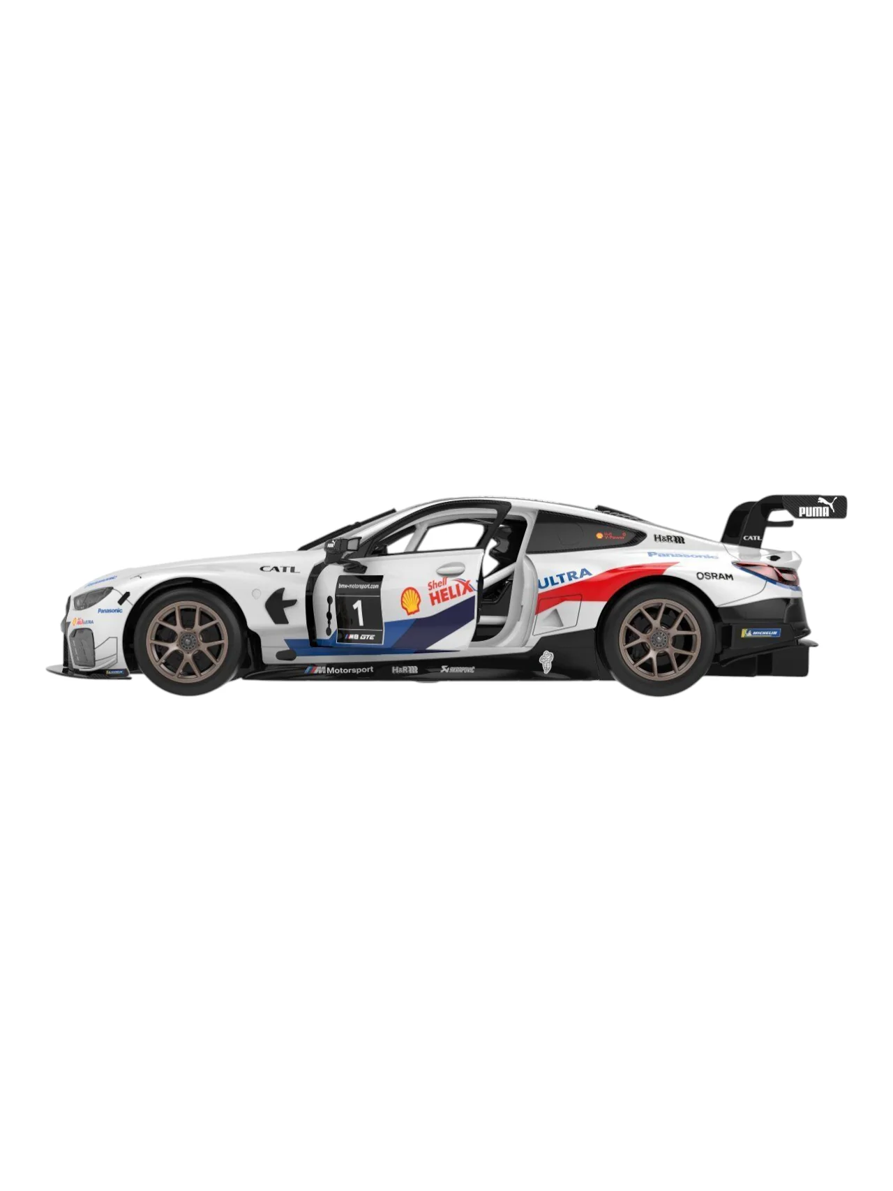 Rastar BMW M8 GTE remote control Assembly Model Kit 1:18 Scale (66 pcs and 8 pts) - Image 9