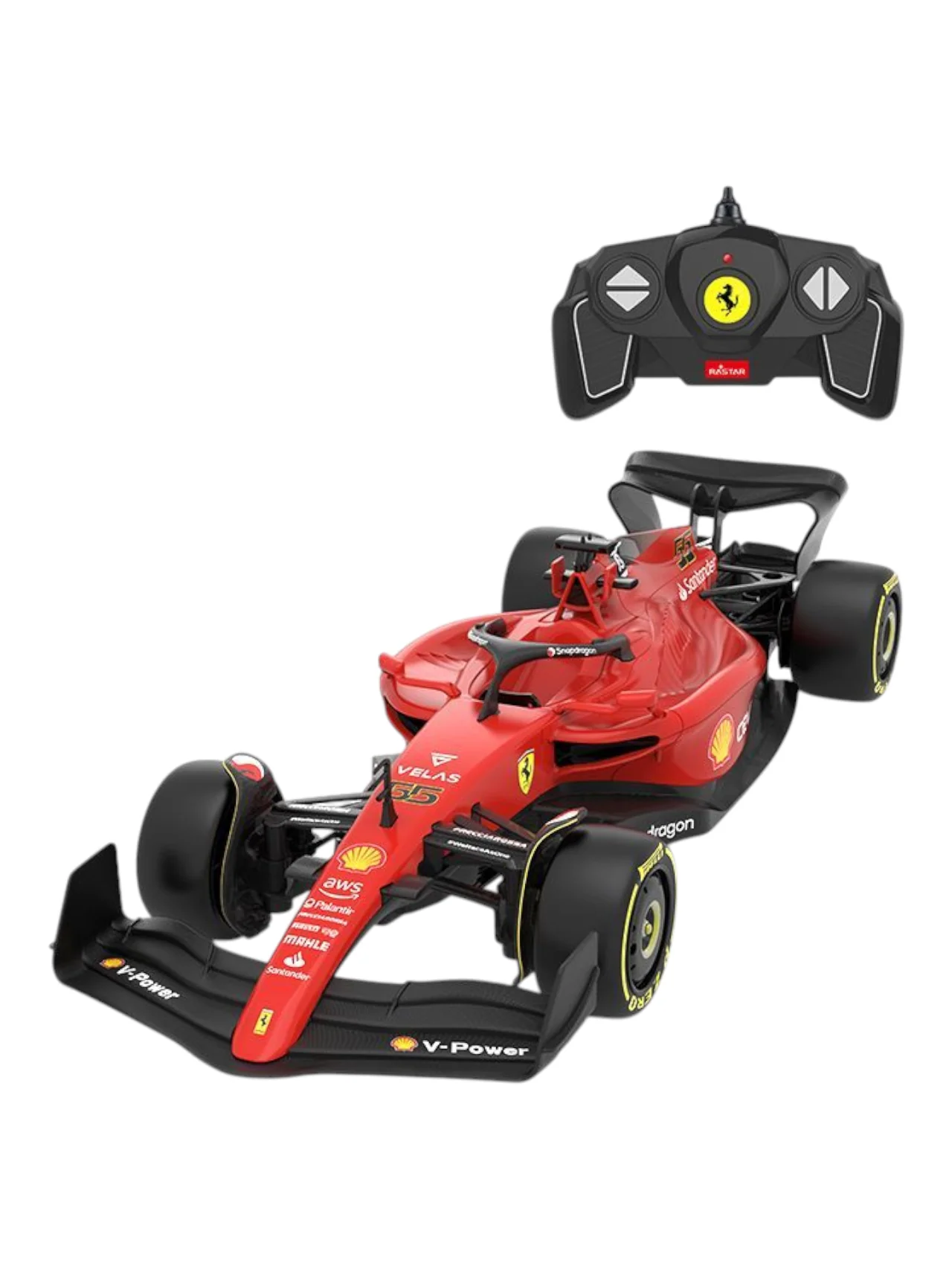 Rastar Ferrari F1-75 Remote Control (Official Licensed Product) 1:12 Scale - Image 9