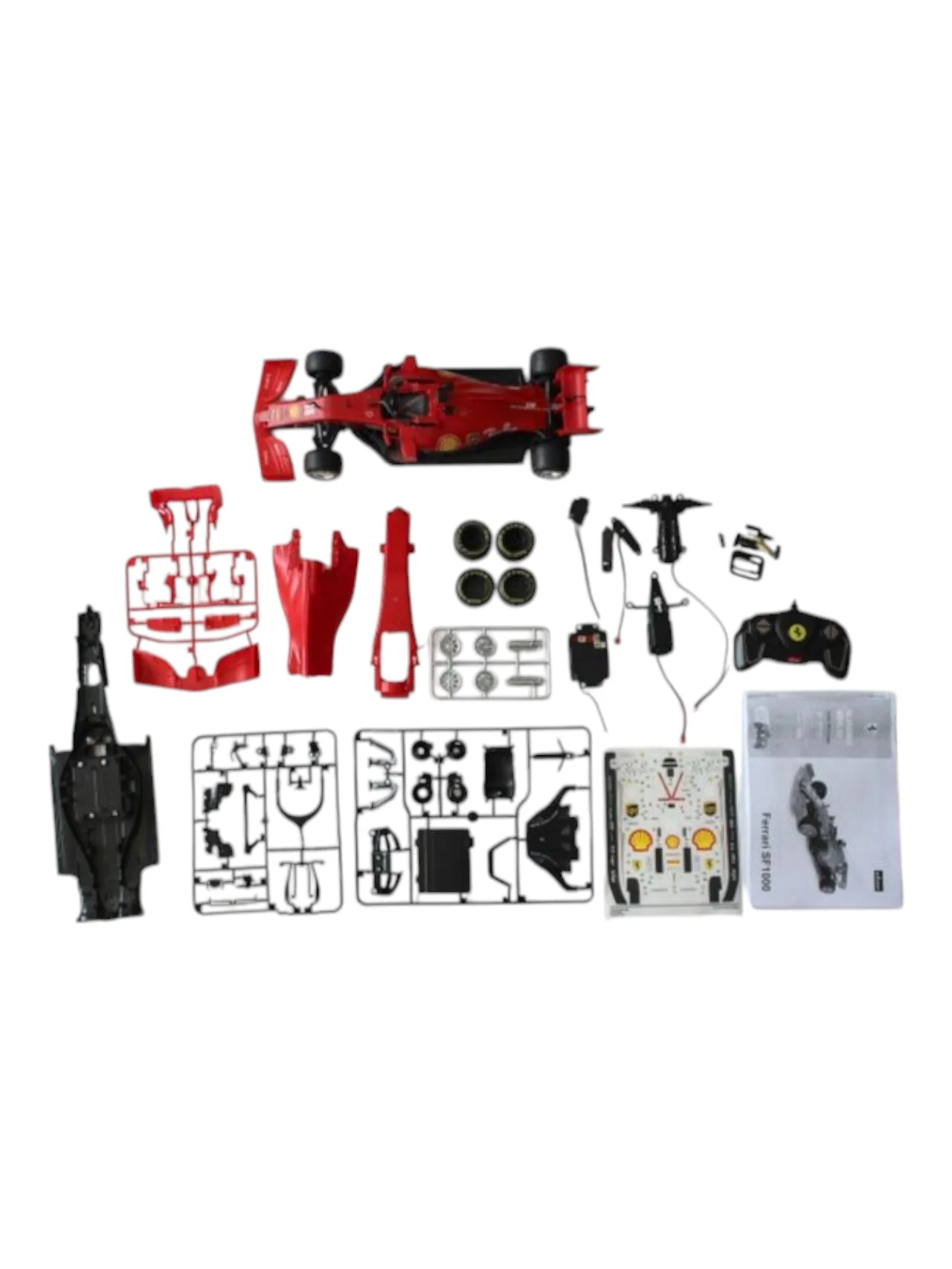 Rastar Ferrari SF1000 remote control Assembly Model Kit 1:16 Scale (60 pcs and 5 pts) - Image 3