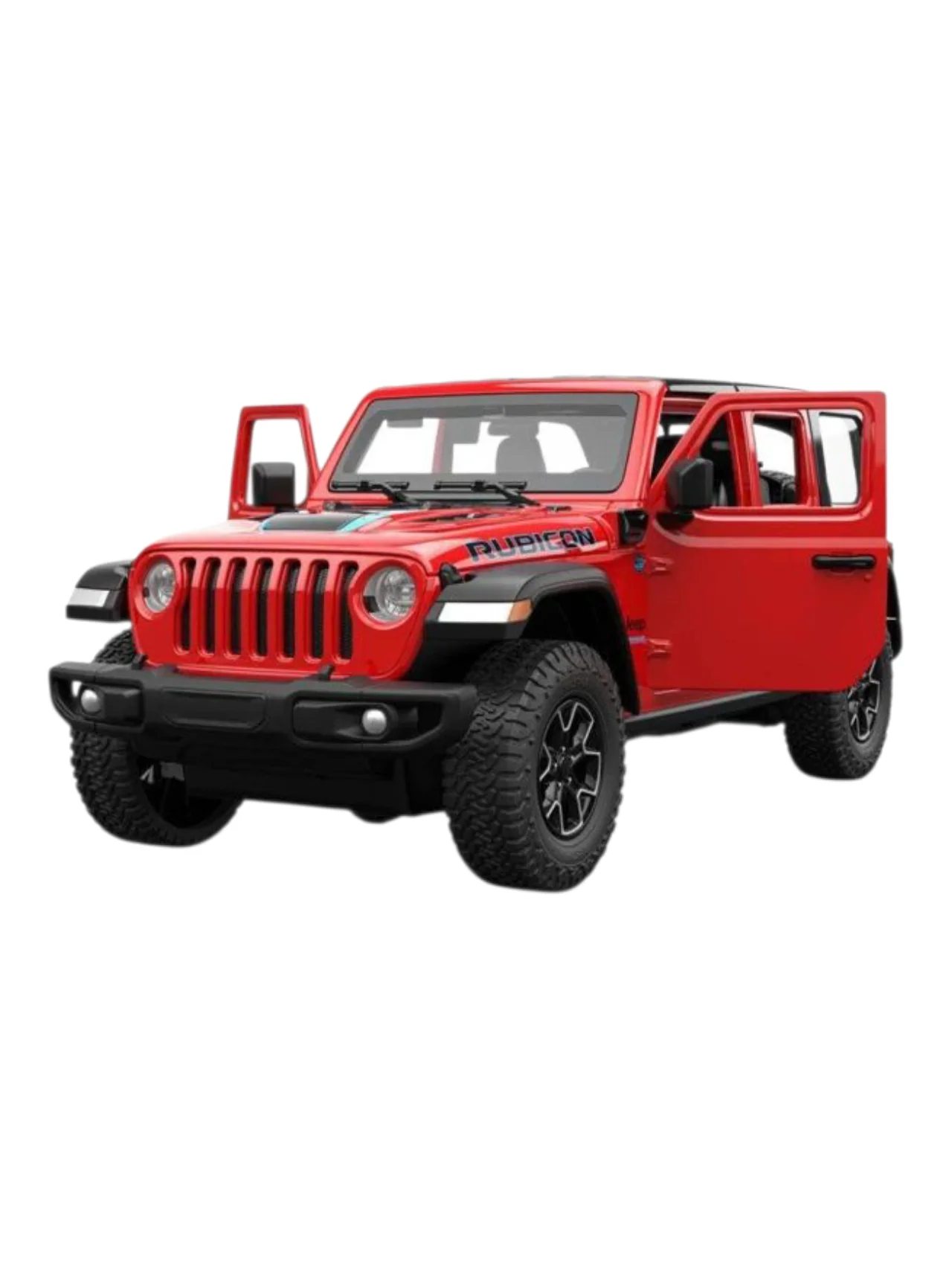 Rastar Jeep Wrangler Rubicon 4xe 1:24 Scale Diecast - Image 3