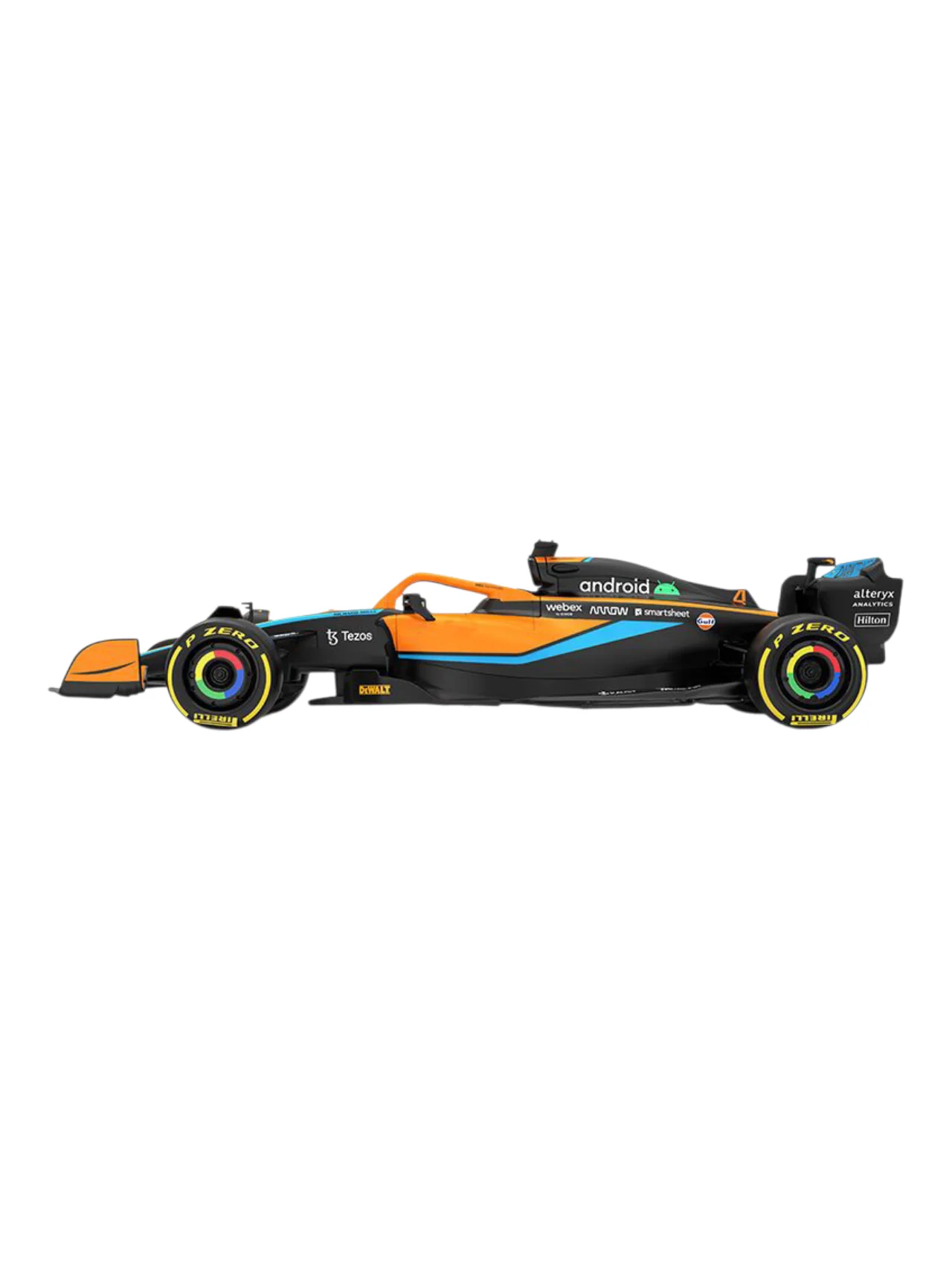 Rastar Mclaren Formula 1 F1 MCL 36 2022 Emilia Romagna Grand Prix Remote Control Car - Image 13