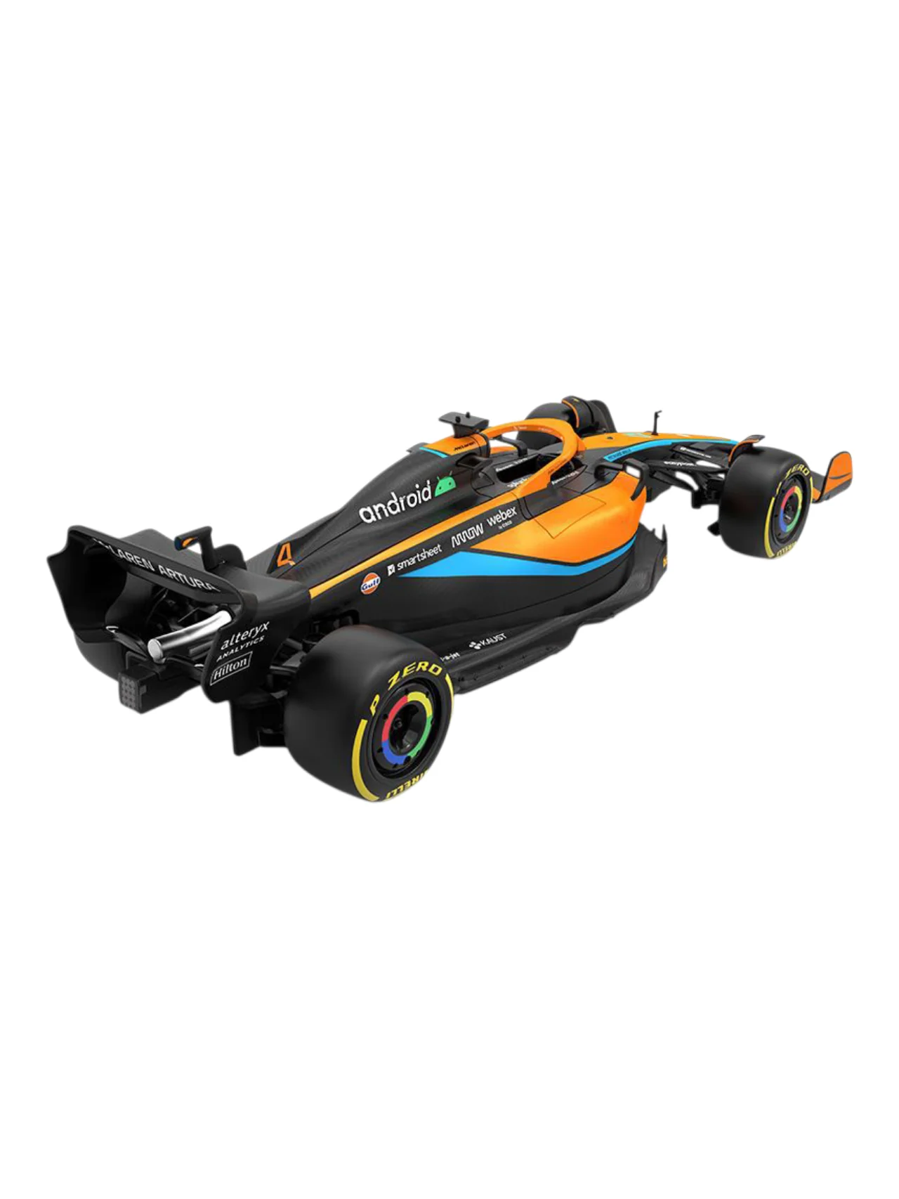 Rastar Mclaren Formula 1 F1 MCL 36 2022 Emilia Romagna Grand Prix Remote Control Car - Image 17