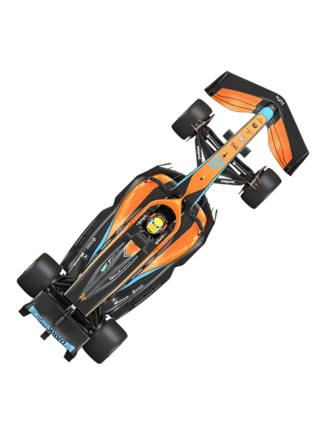 Rastar Mclaren Formula 1 F1 MCL 36 2022 Emilia Romagna Grand Prix Remote Control Car - Image 5