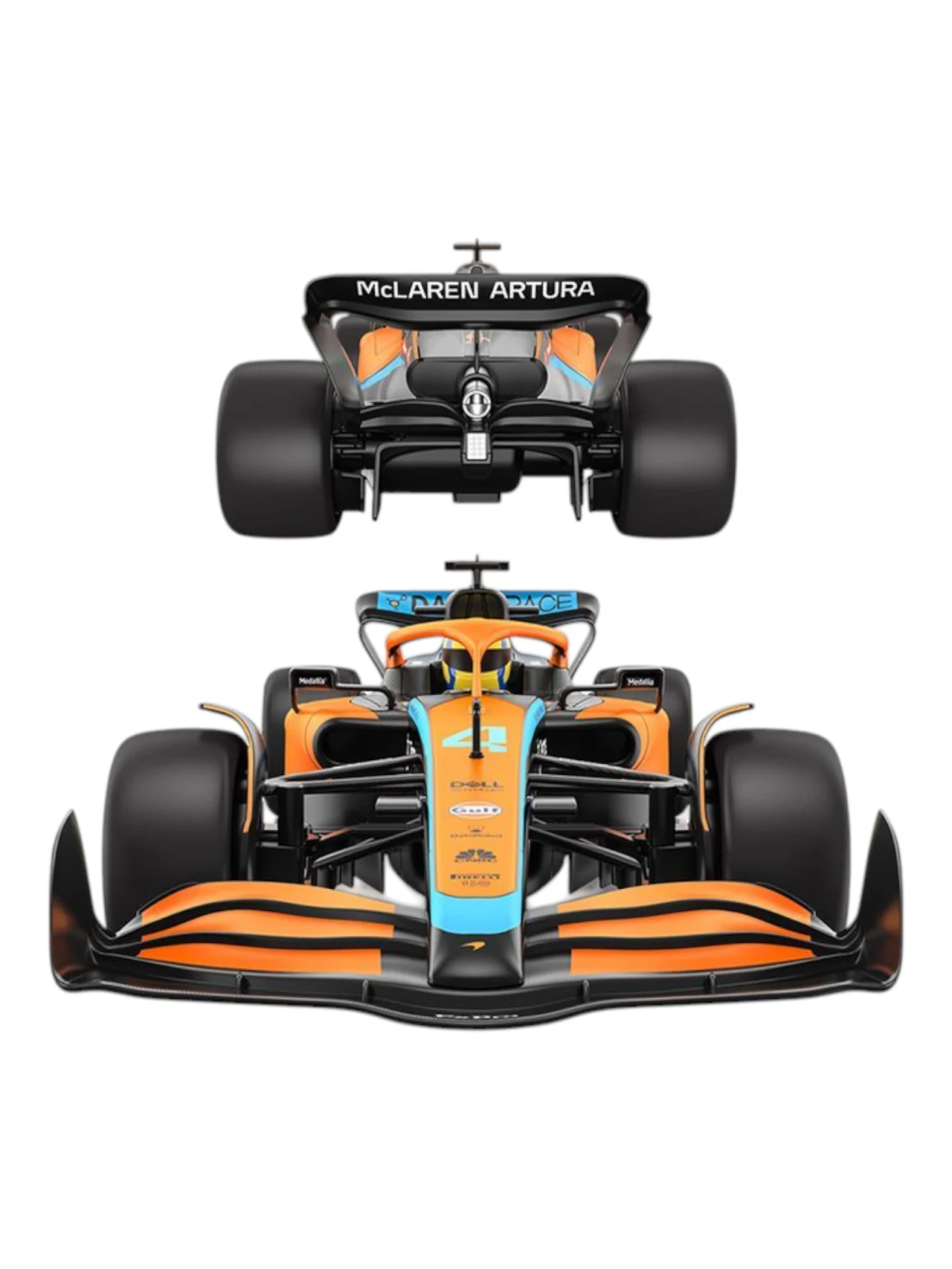 Rastar Mclaren Formula 1 F1 MCL 36 2022 Emilia Romagna Grand Prix Remote Control Car - Image 7