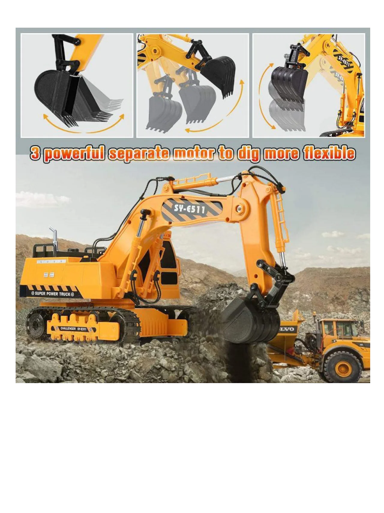 Remote Control (RC) Excavator 1:20 Scale - Image 6