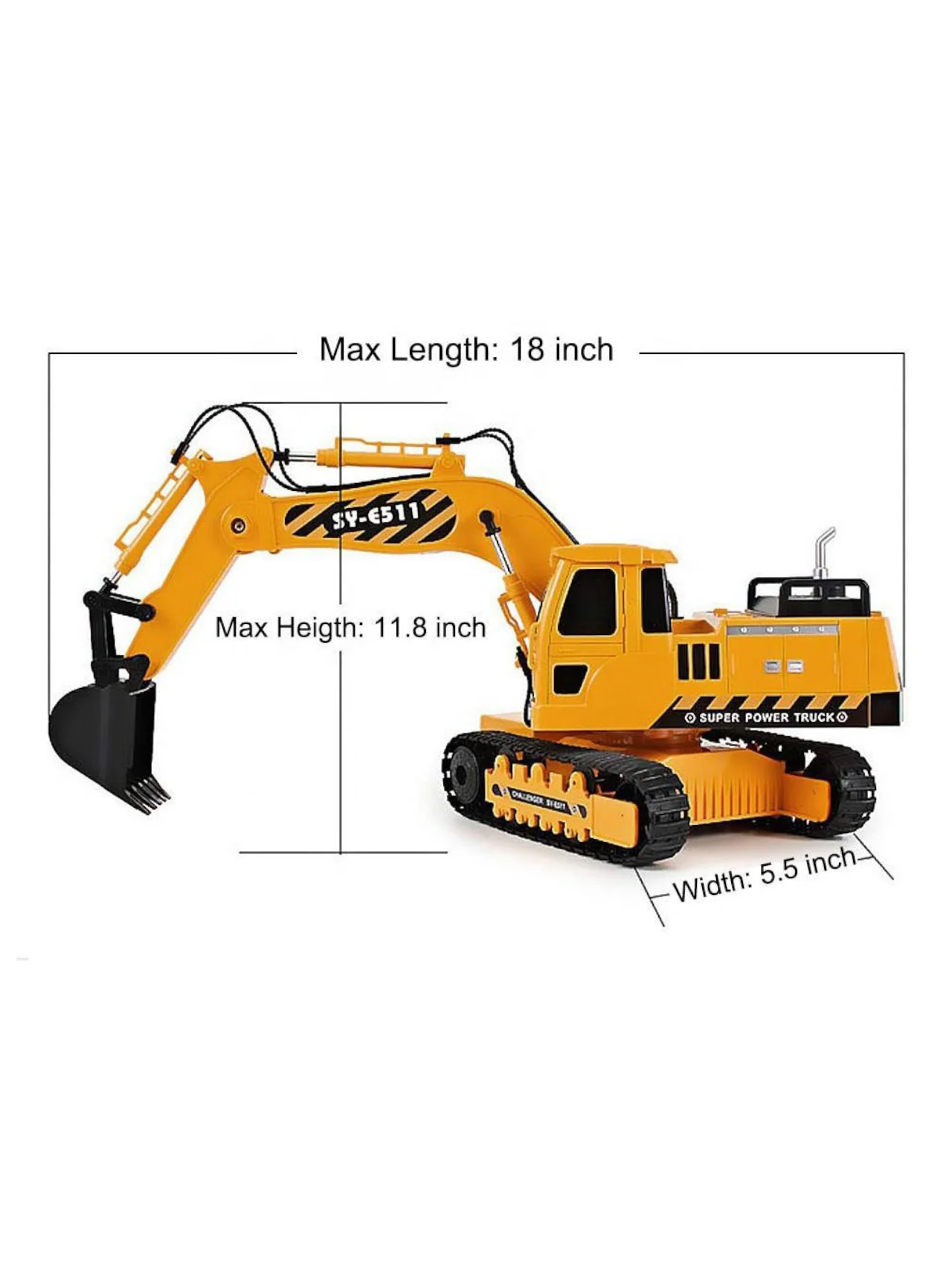 Remote Control (RC) Excavator 1:20 Scale - Image 9