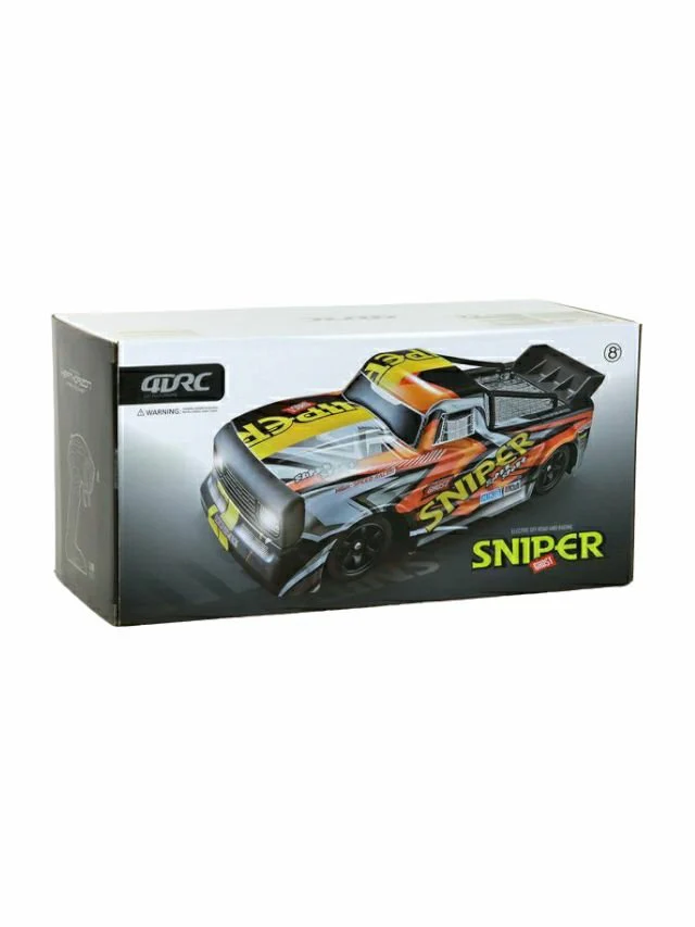 sniper gost RC Car 4 Wheel Drive Orange Speed 30km - Image 5