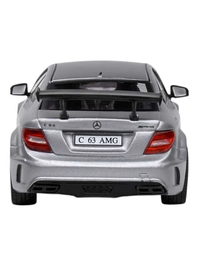 Solido 1:43 Mercedes C63 AMG Black Series -Grey Metallic Matt-2011 Diecast scale model car - Image 8