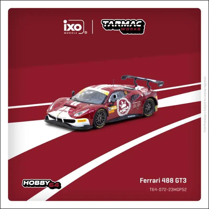 Tarmac works ferrari 488 gt3 1:64 Scale (with acrylic case) - Image 2