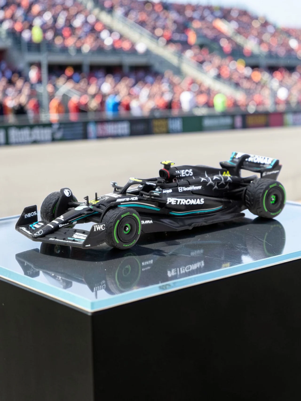 Tarmac Works Mercedes-AMG F1 W14 ( Lewis Hamilton Monaco GP 2023)-Premium Die-Cast Model Car 1:64 Scale - Image 2