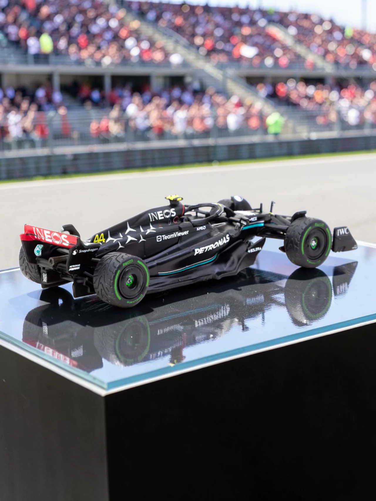 Tarmac Works Mercedes-AMG F1 W14 ( Lewis Hamilton Monaco GP 2023)-Premium Die-Cast Model Car 1:64 Scale - Image 3
